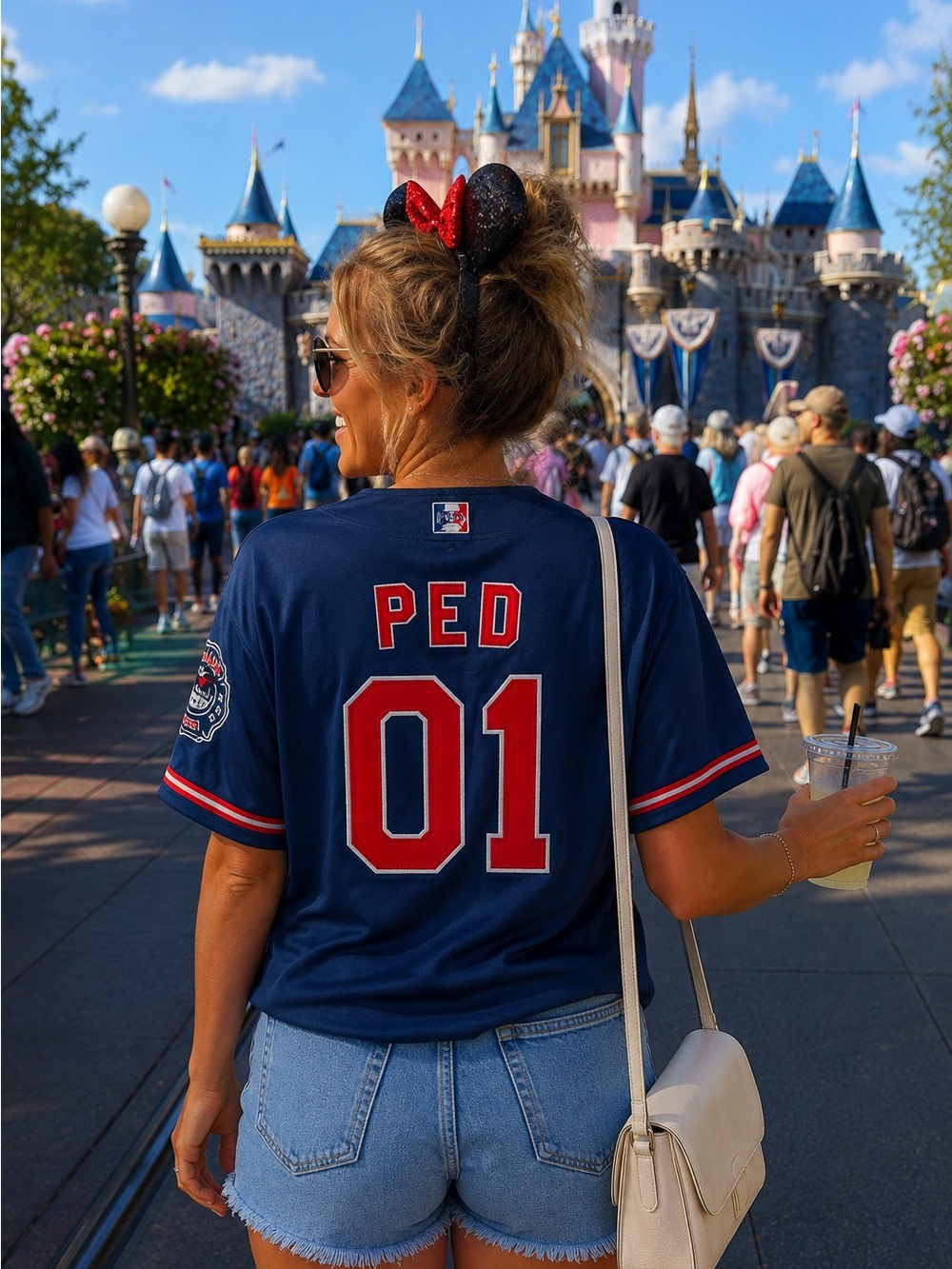 RARE! Park Friends x Flying House Threads limited- Mickeys Fire Brigade Jersey